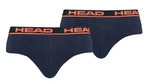 Трусы-брифы Head BOXER BRIEF 2P синий, оранжевый Мужчины S