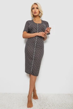 Халат AGER XXL-XXXL Черный 257R1030-7