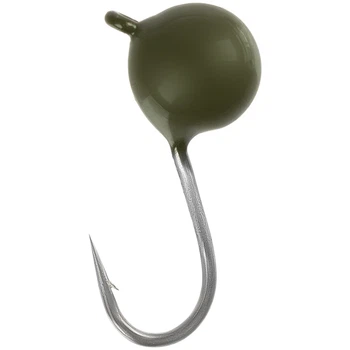 Мормышка вольфрамовая Viking Fishing Round 0.3g 3mm Olive (1шт)