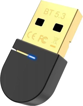 Адаптер USB bloetooth, STLab, v5.3, черный, Slim (BT-5.3)
