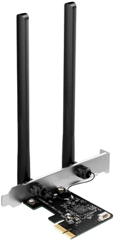 Сетевая карта PCI-E Mercusys MA30E, 2.4GHz / 5GHz (до 867 / 300 Мбит/с), PCI-E 1x, 2 двухдиапазонные антенны, bloetooth / Wi-Fi