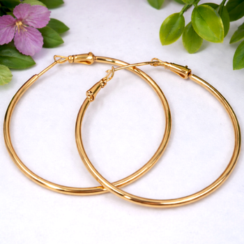 Сережки Xuping Jewelry 4см Xuping медичне золото позолота 18К с779