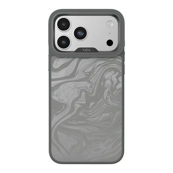 Чохол Kajsa Glamorous Collection Fluid Art with MagSafe для iPhone 17 Pro Grey O-Ring
