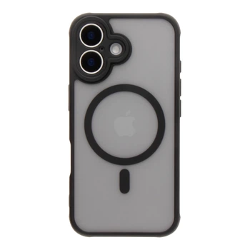 Чехол TPU Anti Drop с MagSafe Apple iPhone 16 панель-накладка для телефону айфон 16 магнит зарядка для полноценной беспроводной зарядки Black