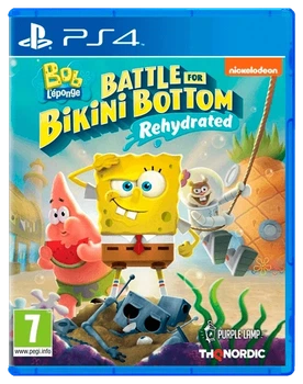 Игра SpongeBob SquarePants: Battle For Bikini для PS4 (Blu-ray диск) RU Б/У