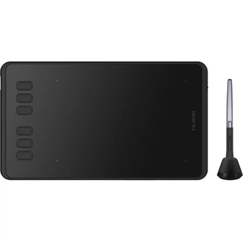 Huion Графический планшет 6.3"x3.9" H640P, microUSB, черный