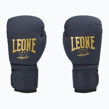 Боксерські рукавиці Leone Mono, Сині, PU, 16 унцій (454г.) для спортсменів 90-100 кг. (500118)
