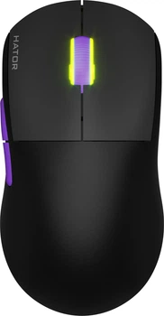 Мышка HATOR Quasar 2 Ultra 4K wireless (HTM570BL) black/lilac 321747
