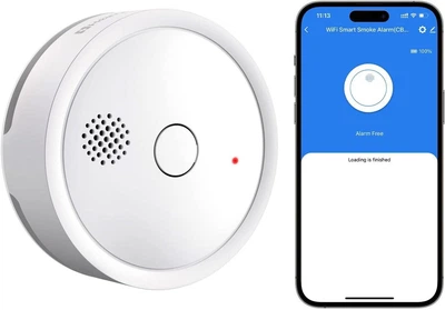 Детектор дыма фотоэлектрический интеллектуальный Heiman Wlan WiFi