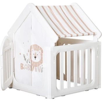 Детский манеж-домик Lulu House Mealux KD-C029 White 114х90 см, белый
