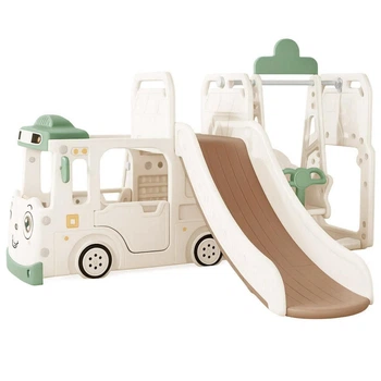 Детский игровой комплекс Amber Mealux KD-B010 White/Green белый-зеленый