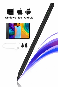 Универсальный стилус для планшетов и смартфонов (iPad, Apple, Samsung, Xiaomi, Huawei) с поддержкой магнитного крепления чёрный