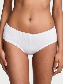 Трусики бразилиана женские хлопковые Victoria's Secret 445294124 2XL Белые (1159846939)