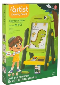 Tablica Kik magnetyczna kredowa suchościeralna dwustronna Dinozaur (KX3272) (5903039763210)