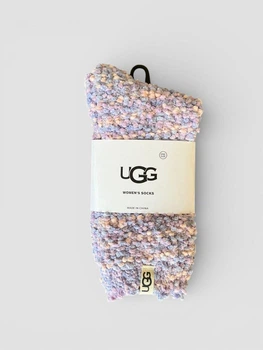 Жіночі шкарпетки UGG Bubble Cozy Chenille Sock (UAS0011W-PRL) One size Пурпурний