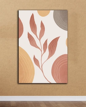Картина для спальні - Листя у Хвилях - 40х60 см