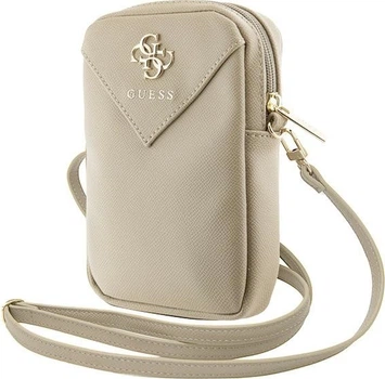 Torebka Guess Zip Triangle 4G Beige (GUWBZPGSTEGD)