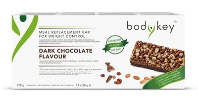 Батончик для замены приемов пищи со черного шоколада Amway Nutrilite Bodykey 14 батончиков 812г