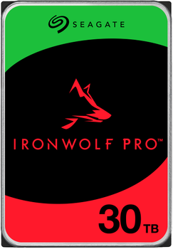 Dysk twardy Seagate IronWolf Pro 30TB 7200 obr./min 512MB 3.5 SATA III (ST30000NT01)