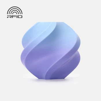 Филамент Bambu Lab PLA Basic Gradient | Blueberry Bubblegum (10905) | с катушкой