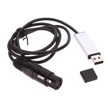 Кабель переходник F&D F D DMX512 USB 1 м Черный 285228 03 AT3