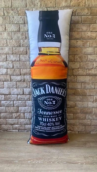 Подушка-обіймашка метрова Jack Daniel's 100 см
