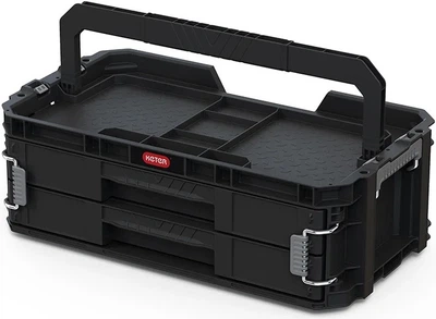 Стелаж для інструментів Keter 250037 з 2 ящиками Connect Чорний (7290112635082)