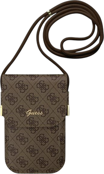 Сумка Guess 4G Metal Script Logo Brown (GUOWBP4SNSW)