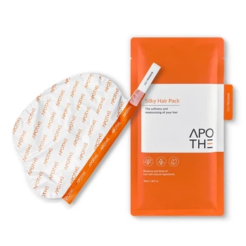 Маска-шапочка шелковая для блеска и восстановления волос - APOTHE Silky Hair Pack, 35 мл * 1 шт