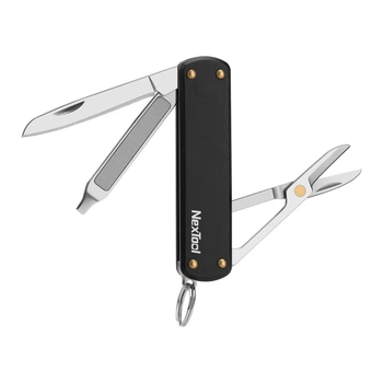 Мультитул NexTool Mini Pocket Knife компактный 10 функций Черный