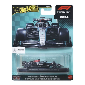Kolekcjonerski bolid Hot Wheels Mercedes-Benz 2024 George Russell Formula 1 JBM18 (194735263790)