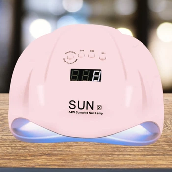 Лампа манікюрна для полімеризації гель лаку MLT SUN X 54W UV/LED