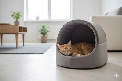 Будка для котов и собак Элегант беж №1 360х320х320 4288608