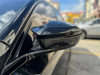 Накладки крышки зеркал M-Performance для BMW 5 Series G60 G61 2024-, цвет черный глянец, комплект 2шт. для BMW 5 series G60 2024- (9500)