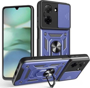 Чехол с защитой камеры 3DGuard Poco C71 Blue (43251-28)