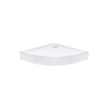 Душевой поддон акриловый угловой Qtap Robin 80x80x12 см + сифон
