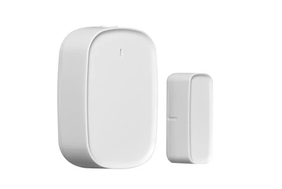 Датчик открывания дверей/окна MOES Zigbee Tuya, магнитный сенсор для умного дома, белый
