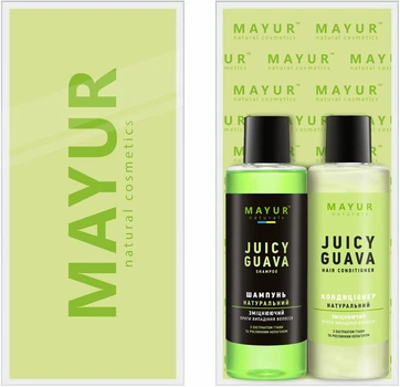 Подарочный набор для ухода за волосами Mayur Sweet guava Шампунь 200 мл + Кондиционер 200 мл (2200873751919)