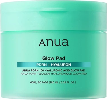 Увлажняющие тонер-пады 60 шт Anua PDRN 100 Hyaluronic Acid Glow Pad