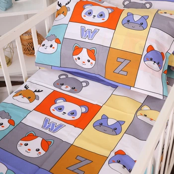Простынь MirSon Бязь 20-0039 Zoo alphabet 150 х 220 см (2200010284416)