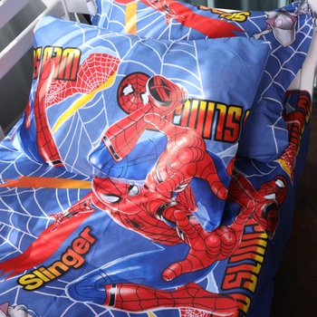Простынь MirSon Бязь 17-0799 Hero Spider-Man 150 х 220 см (2200011443508)