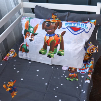 Простынь MirSon Бязь 17-0795 Paw Patrol Winter gray 150 х 220 см (2200011429007)