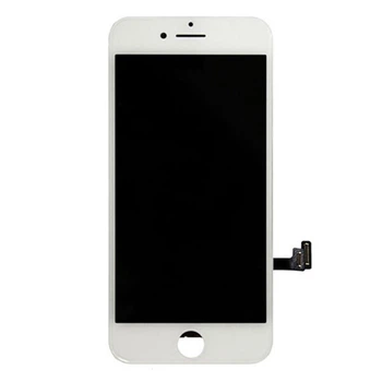 Дисплей (екран) Apple iPhone 7, Original (100%), З сенсорним склом, З рамкою, Білий - 247472