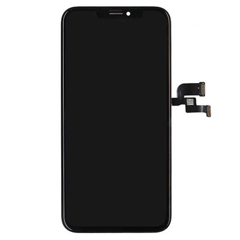 Дисплей (экран) Apple iPhone X, С сенсорным стеклом, С рамкой, IPS, Черный - 501396