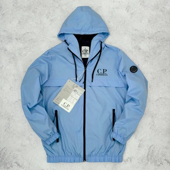 Чоловіча вітрівка - куртка C.P. Company водовідштовхувальна GORE-TEX 2XL блакитний