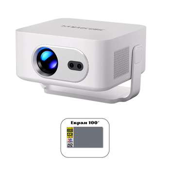 Портативний проектор Magcubic HY300Max з екраном, Android 14 з автофокусом 400 ANSI, WiFi 6, підтримка Full HD