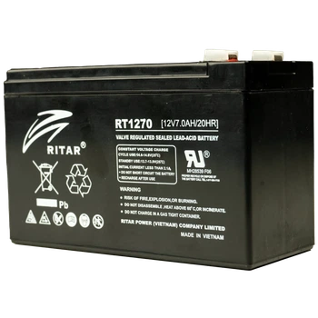 Свинцево-кислотна акумуляторна батарея Ritar RT1270 7А•г 12В