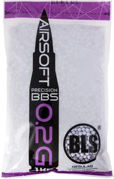 Страйкбольные шарики BLS Precision Purple 6 мм 0,2 г 1 кг