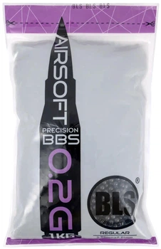 Страйкбольные шарики BLS Precision Black 6 мм 0,2 г 1 кг
