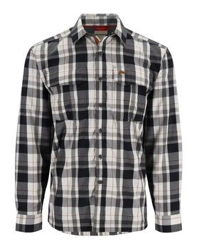 Рубашка Simms ColdWeather Shirt Gunmetal Logan Plaid XL